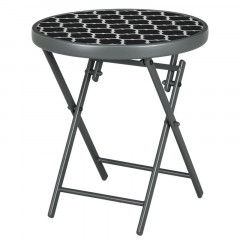 Masă de camping pliabilă 45x45x50 cm | negru č.1