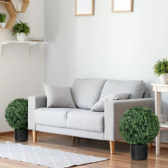 Buxus artificial 52 cm 2 buc| verde č.3