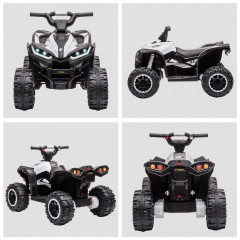 ATV electric pentru copii 3-5 ani | alb + negru č.3