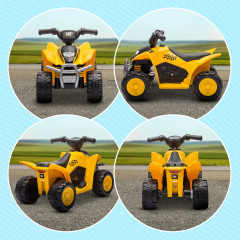 ATV electric pentru copii de la 1,5 la 3 ani | galben č.2
