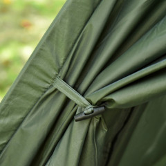 Pat de camping înălțat cu cort 193 x 136 x 178 cm | verde č.3