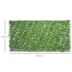Gard viu artificial 300 x 150 cm | verde deschis č.3