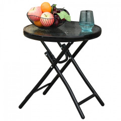 Masă rotundă de grădină Ø45 cm | negru č.1