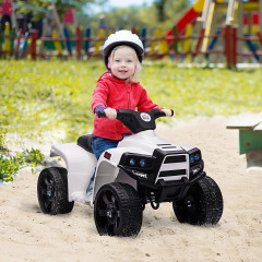 ATV electric mini 65 x 40 x 43 cm | negru + alb č.3