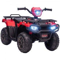 ATV electric pentru copii 88x45x50 cm | negru și roșu č.2