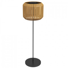 Lampă solară din ratan Ø34 x 130 cm | galben č.2