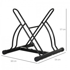 Suport pentru biciclete 60x54x57cm | negru č.3