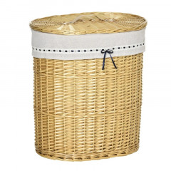 Coș de rufe din răchită 51x38x57 cm | culoare naturală č.2