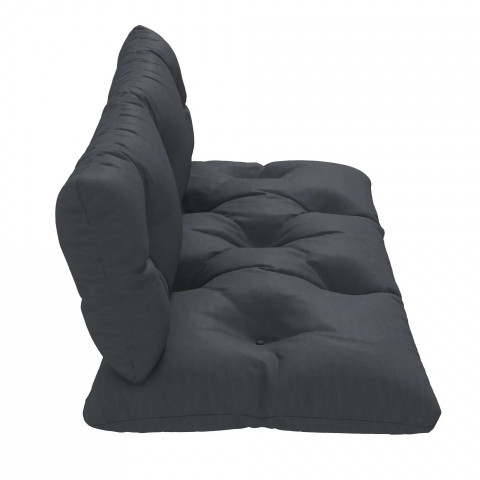 Set 2 perne pentru bancă de grădină | gri închis č.3