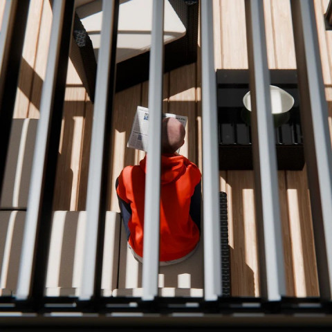 Pergolă 3 x 3 m | culoare naturală + negru č.3