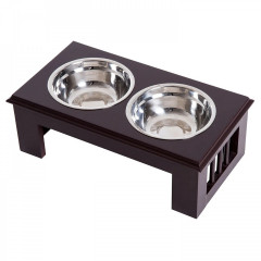 Set 2 boluri pentru mâncare din oțel inoxidabil | cafea č.2