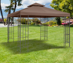 Acoperiș de rezervă pentru foișor 3x3 m | cafea č.1
