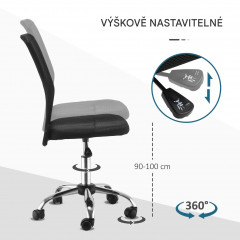 Scaun ergonomic de birou | negru č.3