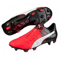 Ghete de fotbal Puma evoPOWER Tricbuc.1.3 FG 10358103 | Red | mărimea 42,5 (US 9,5 / UK 8,5) č.1