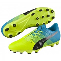 Ghete de fotbal Puma evoPOWER 1.3 AG 10352601 | Yellow | mărimea 45 (US 11,5 / UK 10,5)