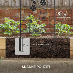 Set 2 grile metalice | negru č.3