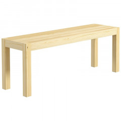 Bancă din lemn 120x33x45cm | culoare naturală č.1