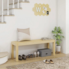 Bancă din lemn 120x33x45cm | culoare naturală č.2