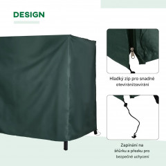Husă pentru leagăn 205 x 124 x 164 cm | verde č.3