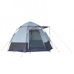 Cort de camping pentru 3-4 persoane 240 x 240 x 195 cm | gri + negru č.3