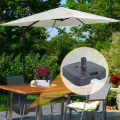Suport umplubil pentru umbrelă de soare 46x45x26 cm | negru č.1