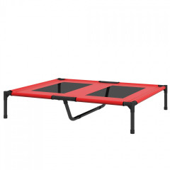 Șezlong pentru câini 92x76x18 cm | roșu č.3