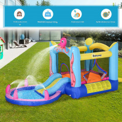 Castel gonflabil cu model de caracatiță | 360 x 175 x 180 cm č.2