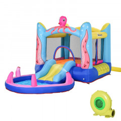 Castel gonflabil cu model de caracatiță | 360 x 175 x 180 cm č.1