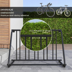 Suport pentru bicicletă 114x58x75 cm | negru č.2
