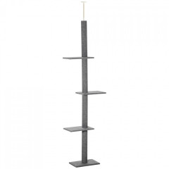 Ansamblu de joacă pentru pisici 43x27x228-260 cm | gri č.2
