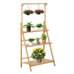 Suport pentru plante 70 x 40 x 143 cm | culoare naturală č.2