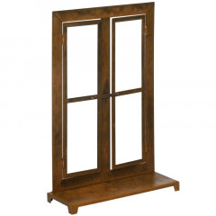 Cadru decorativ pentru fereastra de grădină 55x19x 80 cm | maro č.2