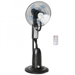Ventilator cu pulverizare de apă 120 cm | negru