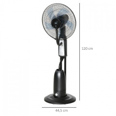 Ventilator cu pulverizare de apă 120 cm | negru č.2