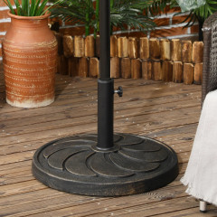 Suport pentru umbrelă de soare, pentru diametrul Ø38/48 mm | bronz č.1