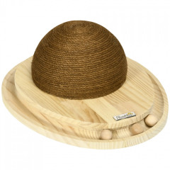 Jucărie interactivă pentru pisici 2 în 1 39,5x32,5x14,5 cm| culoare naturală+cafea č.1