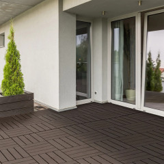 Set 9 dale pentru terasă 30x30 cm | maro č.2
