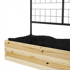 Strat înălțat din lemn 80x38x145 cm | culoare naturală č.3