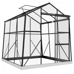 Sera din aluminiu 192 x 192 x 204 cm | negru č.3