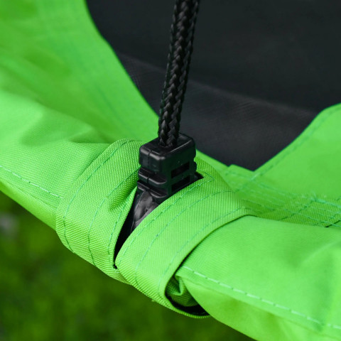 Leagăn tip cuib pentru copii Ø110 cm | verde č.4