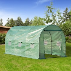 Solar de grădină  XXL 400 x 200 x 190 cm | verde