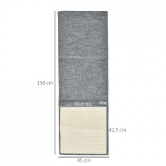 Suport de zgâriat 130 x 45 x 0,3 cm 2 bucăți | gri č.2