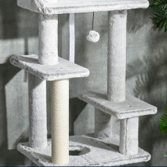 Ansamblu de joacă pentru pisici 225 - 255 cm | gri deschis č.2