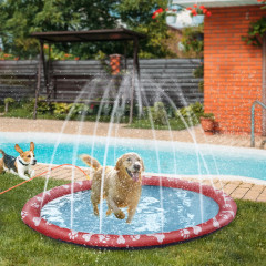Piscină pentru câini Ø170 cm | culoare roșie č.1