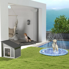Piscină pentru câini 170 cm | albastru č.2