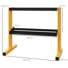 Suport pentru haltere până la 270 kg | galben+negru č.2