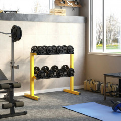 Suport pentru haltere până la 270 kg | galben+negru