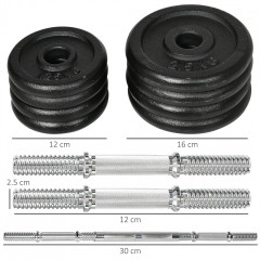 Set gantere 2 în 1 | negru č.3