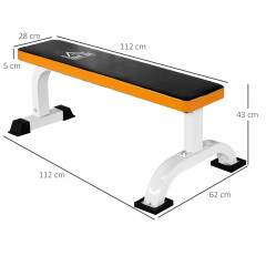 Bancă de fitness multifuncțională 112x62x43 cm | negru č.2