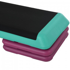 Stepper pentru aerobic | negru + verde + violet č.3